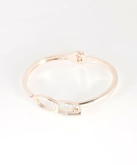 オーバルストーンクリックバングル