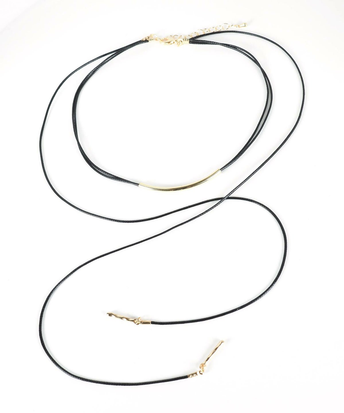 ラリエットラインコードネックレス