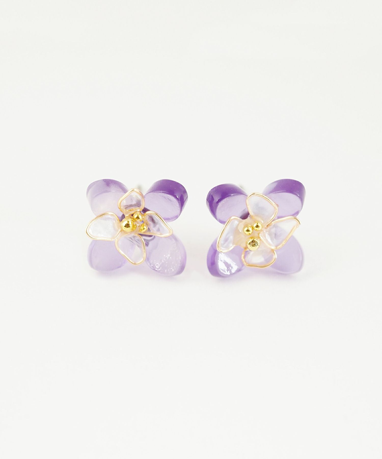 アジサイレイヤーチタンポストピアス | 【公式】MUK ONLINE SHOP｜人気