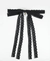 コットンレースリボンポニーフック【nuage】