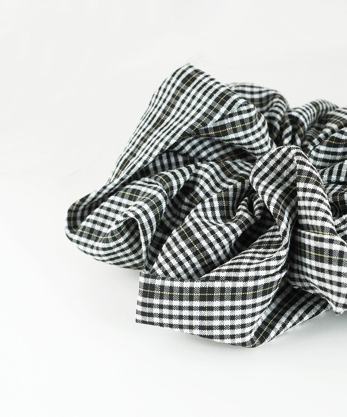 チェックビッグシュシュ【nuage】