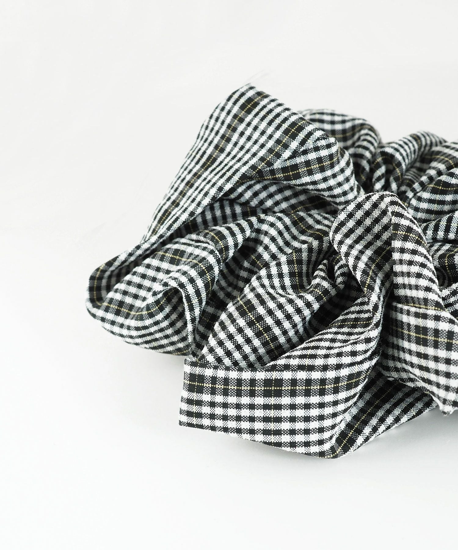 チェックビッグシュシュ【nuage】