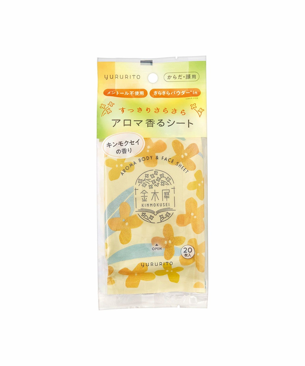 金木犀アロマ香るリフレッシュシート