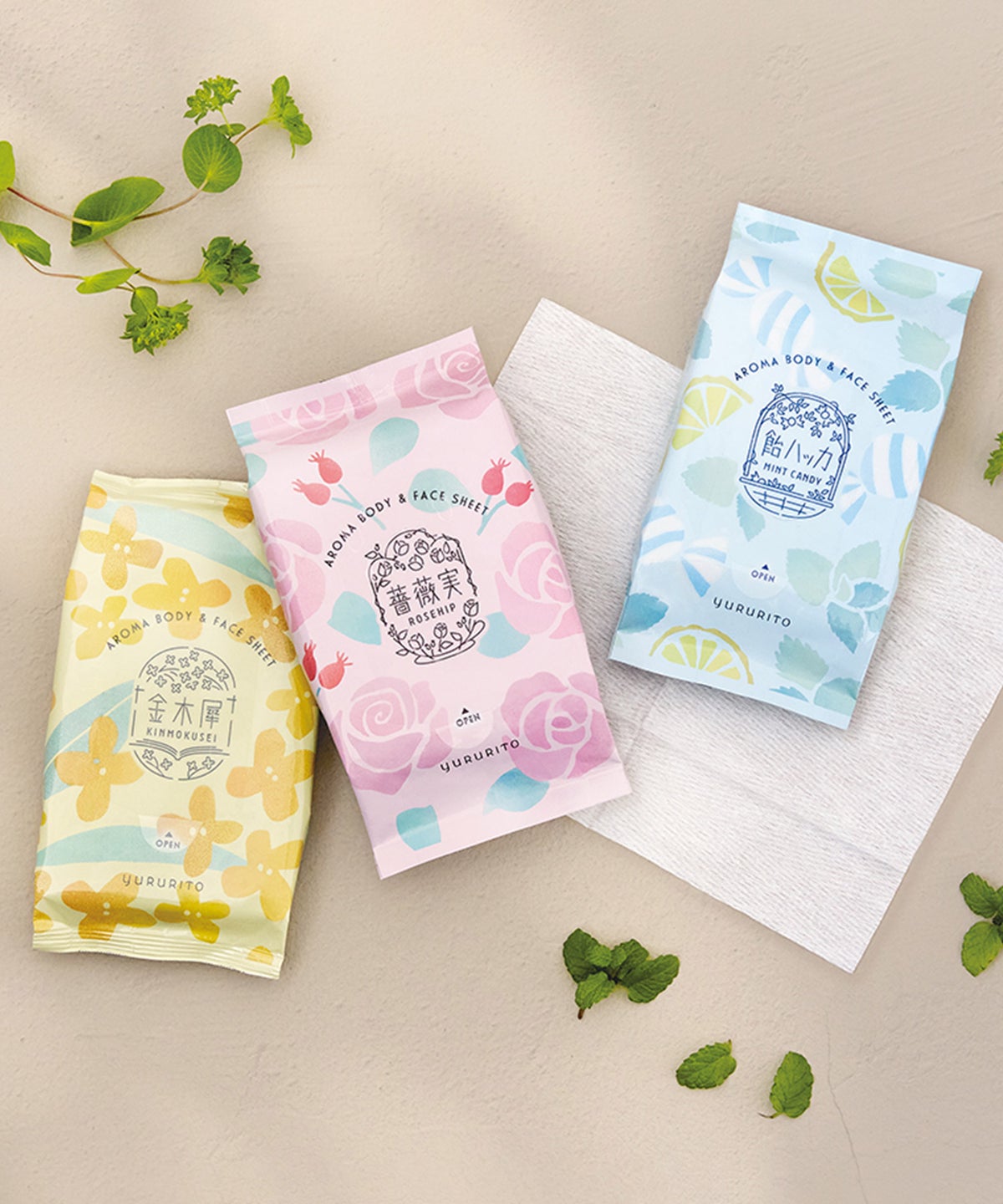 金木犀アロマ香るリフレッシュシート