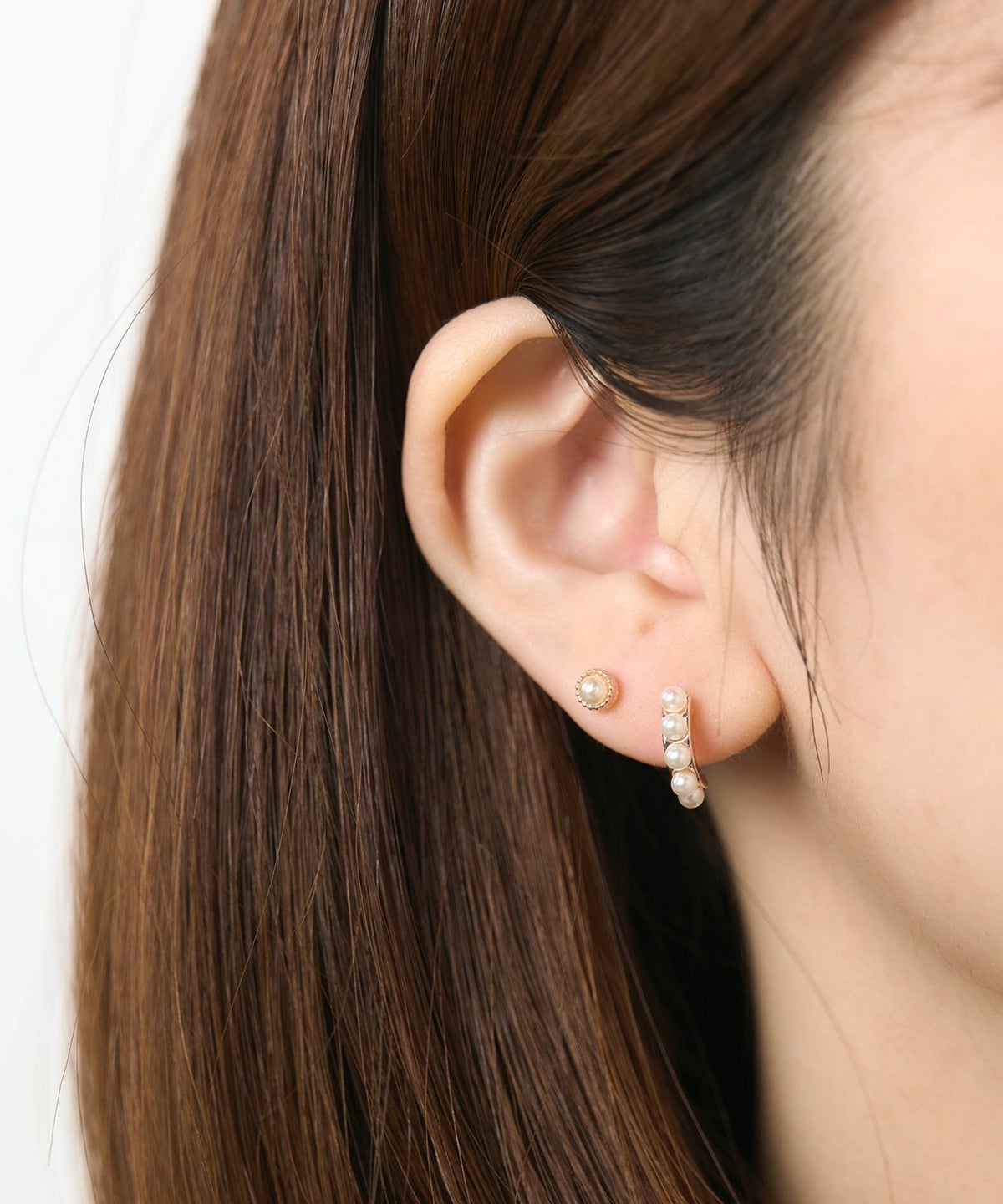 パールラインステンレスポストセットピアス