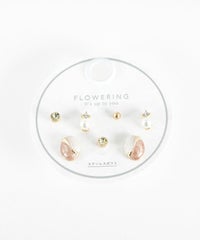 オーバルステンレスポストセットピアス