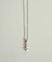 トリオビジューダイヤプチペンダント【MUK petite charme】