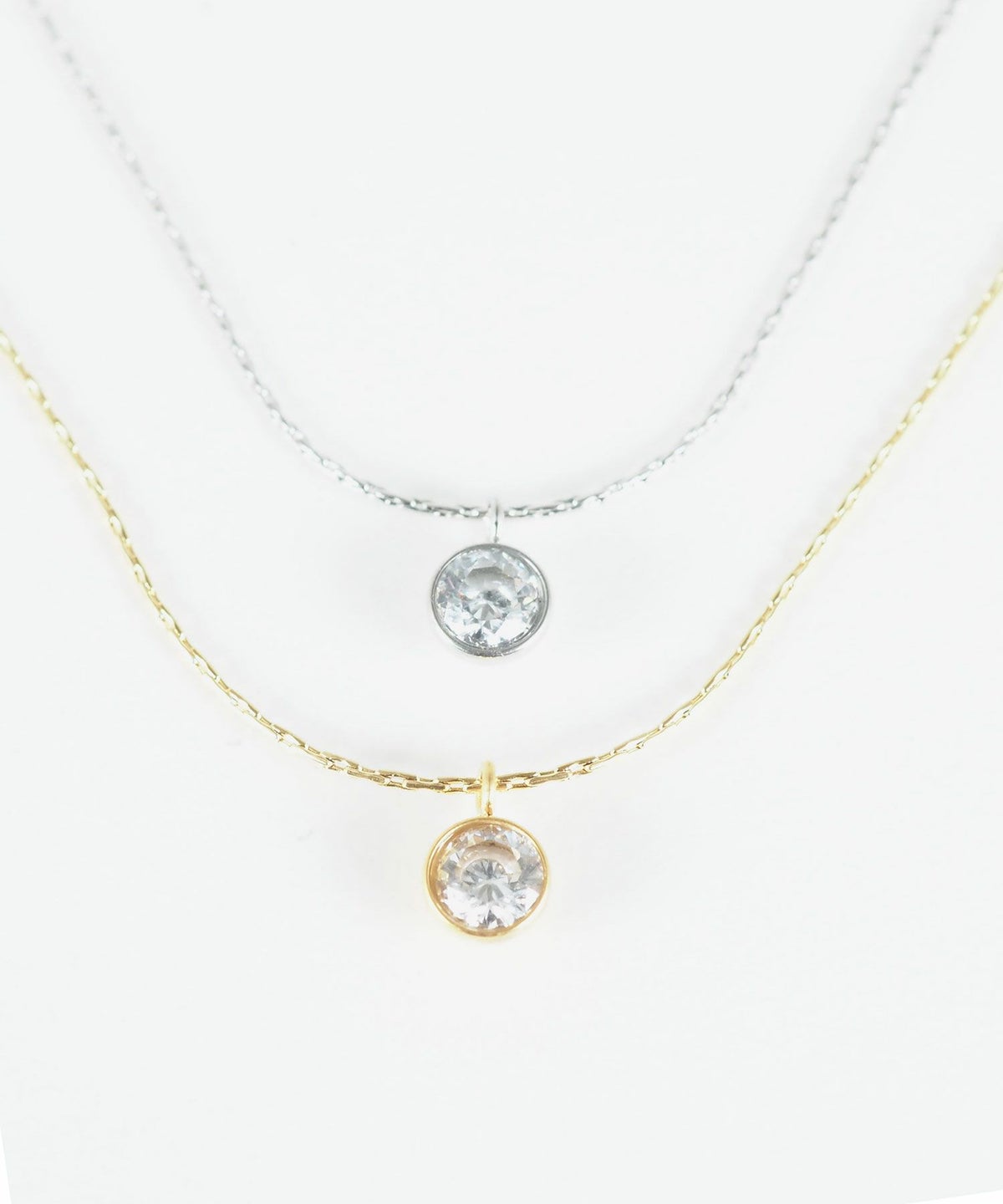 サークルキュービックステンレスプチペンダント