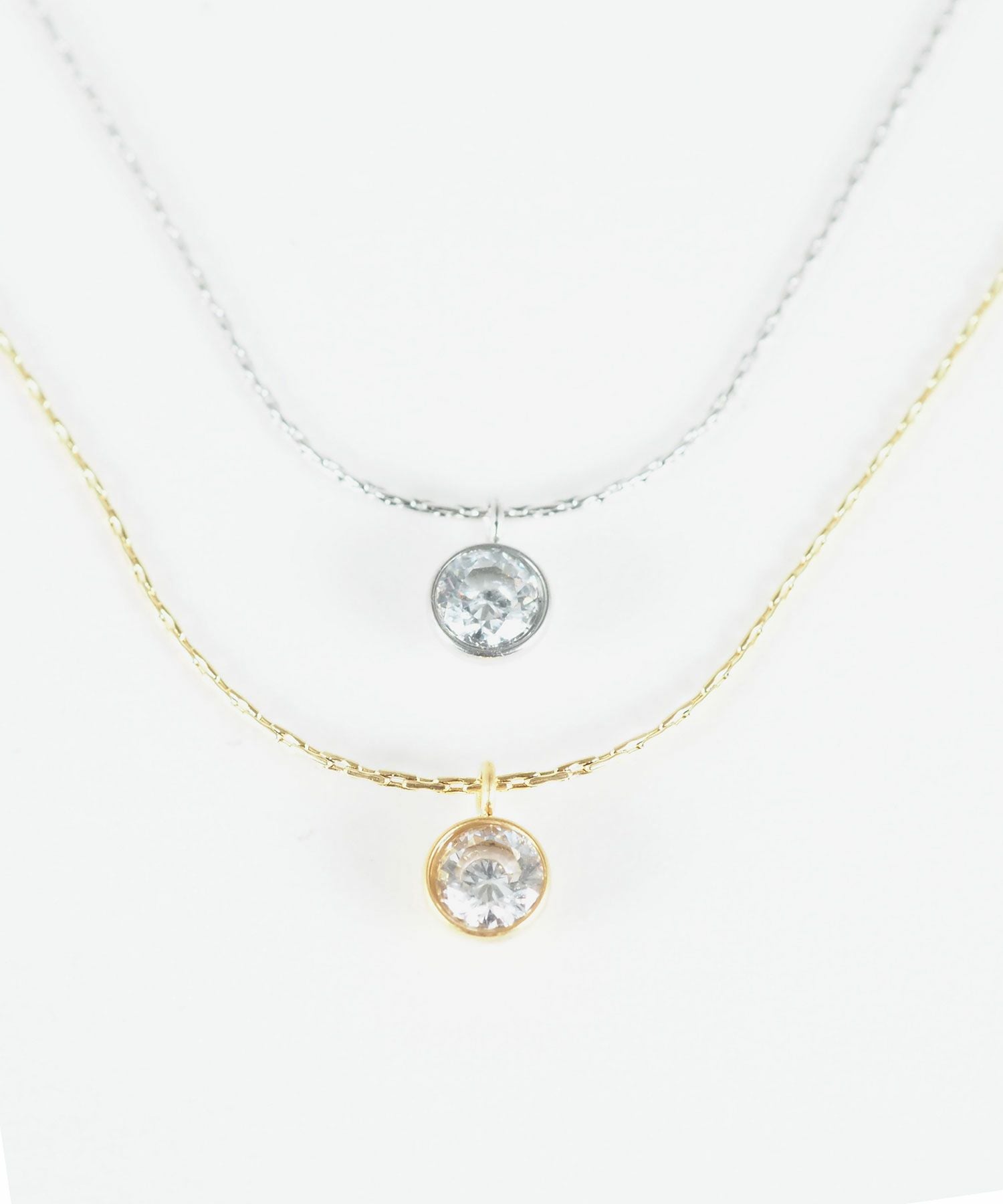 サークルキュービックステンレスプチペンダント