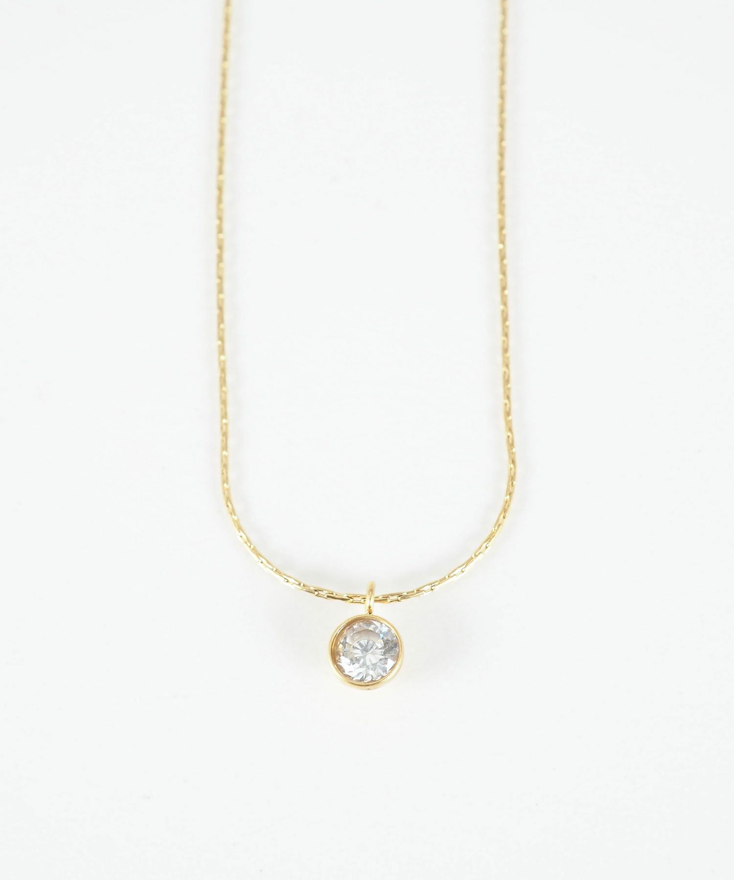 サークルキュービックステンレスプチペンダント