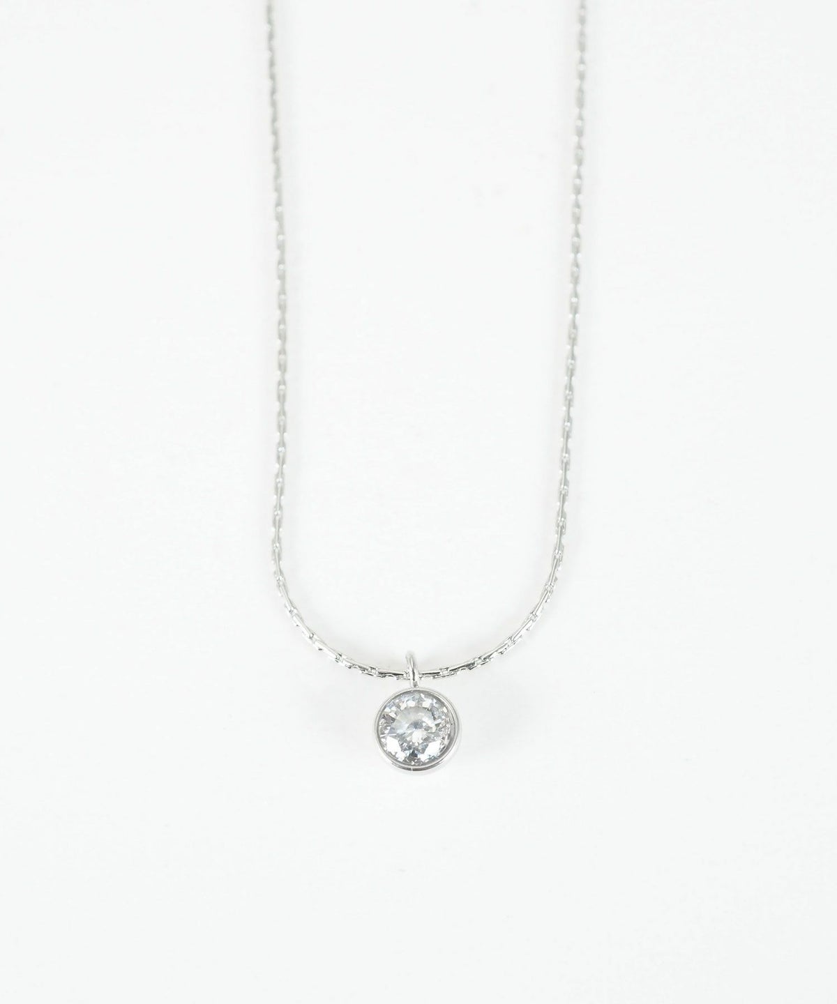 サークルキュービックステンレスプチペンダント