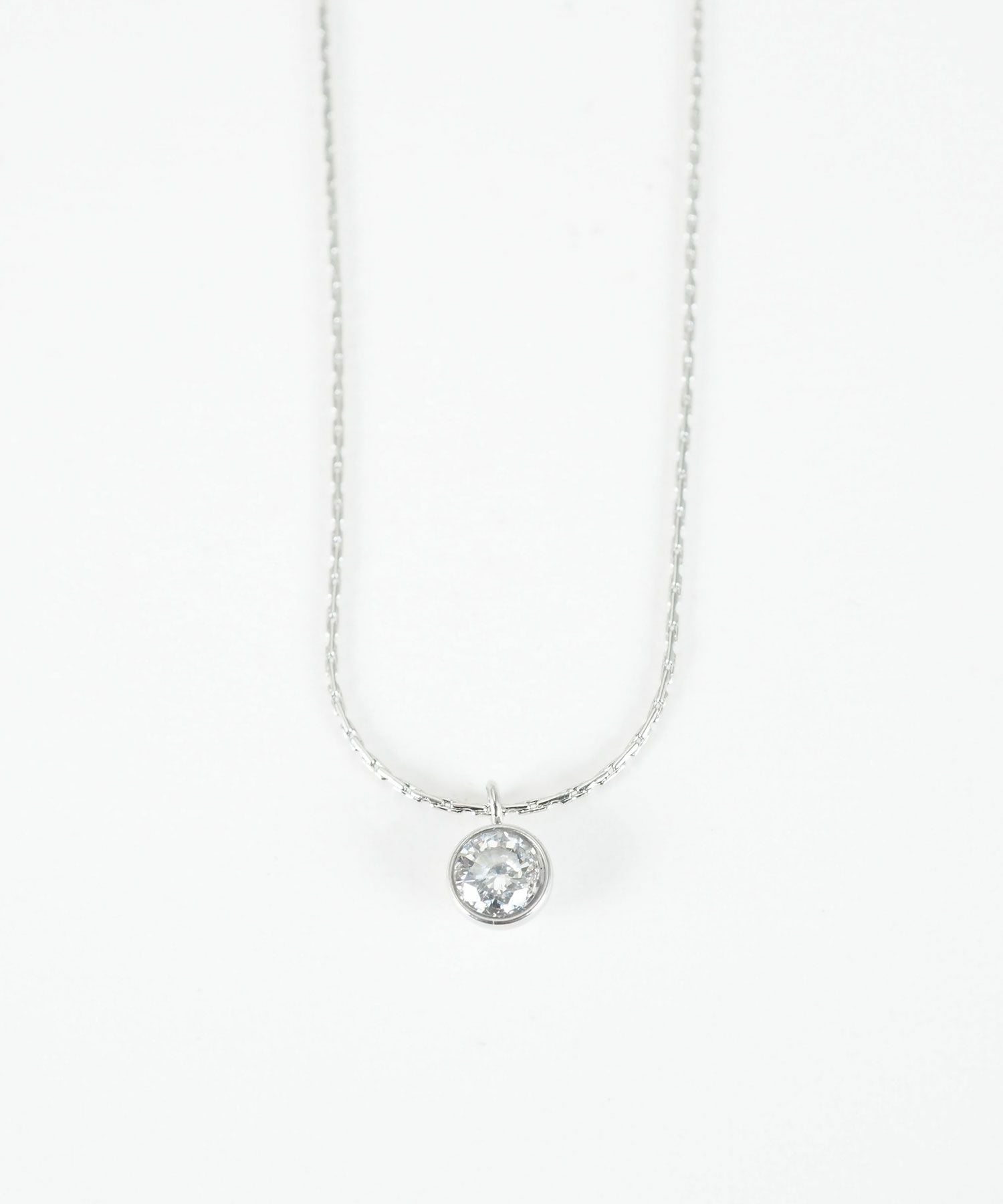 サークルキュービックステンレスプチペンダント