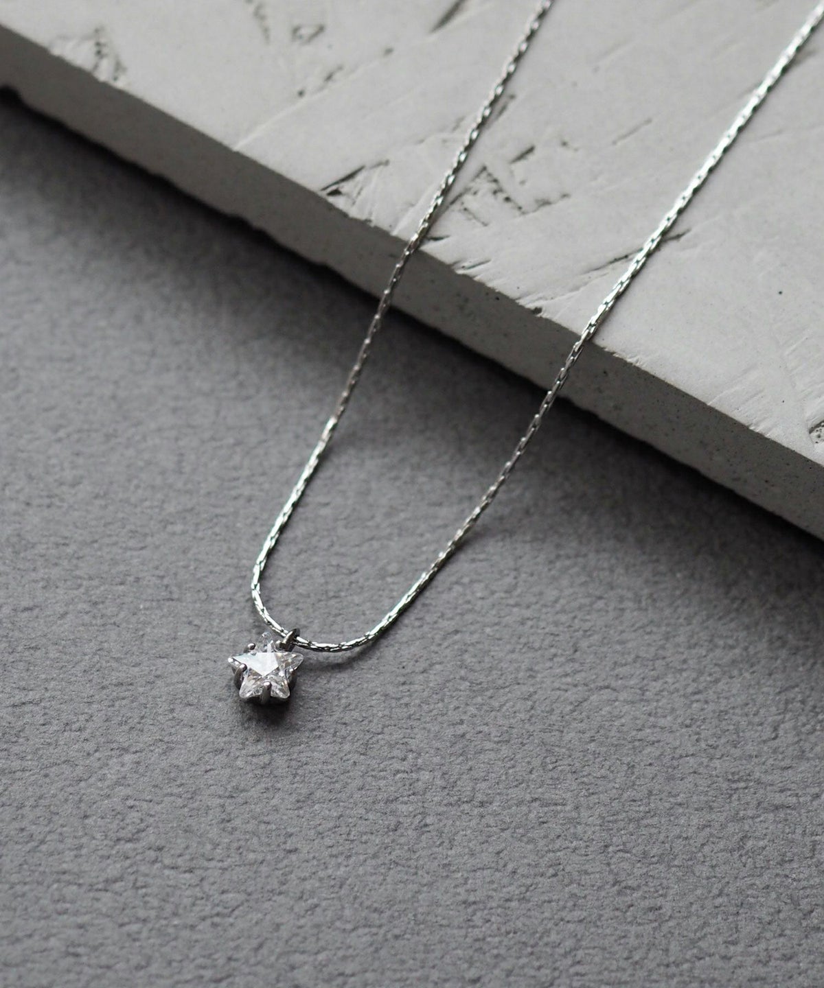 スターキュービックステンレスプチペンダント