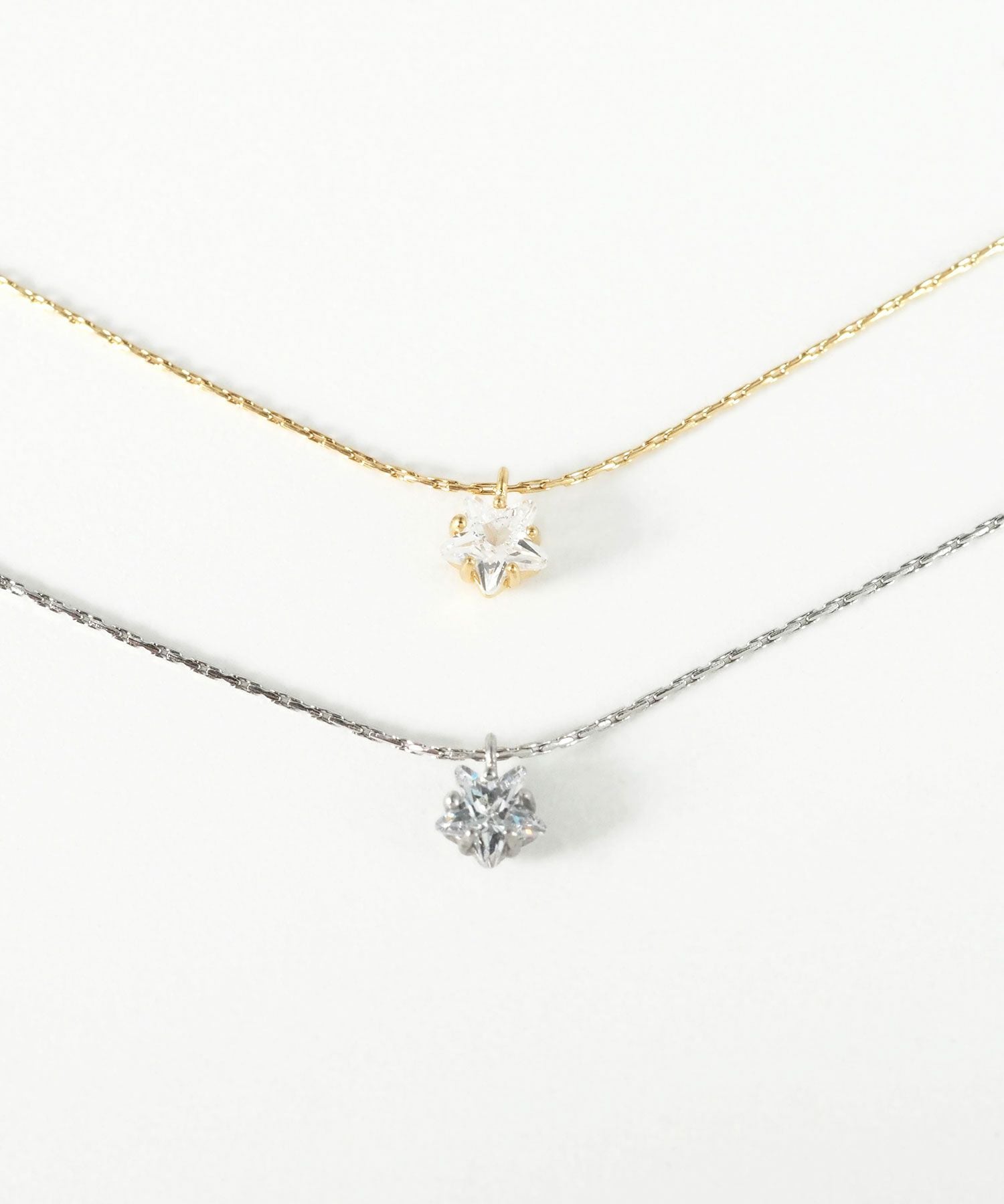 スターキュービックステンレスプチペンダント