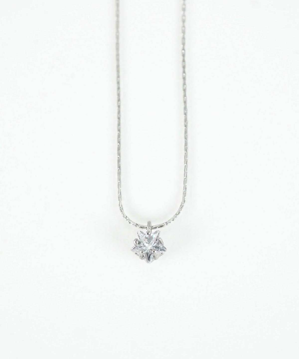 スターキュービックステンレスプチペンダント