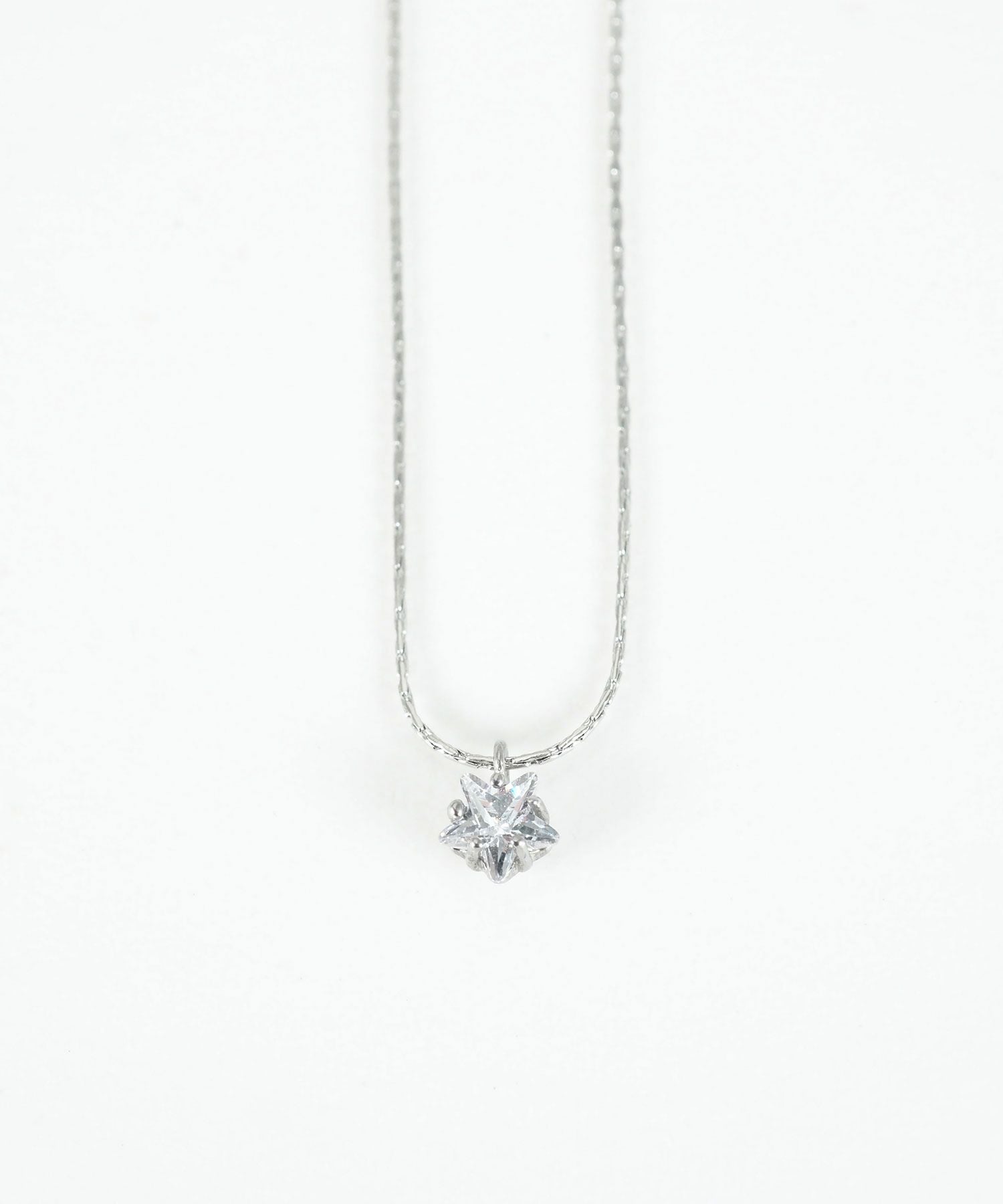 スターキュービックステンレスプチペンダント