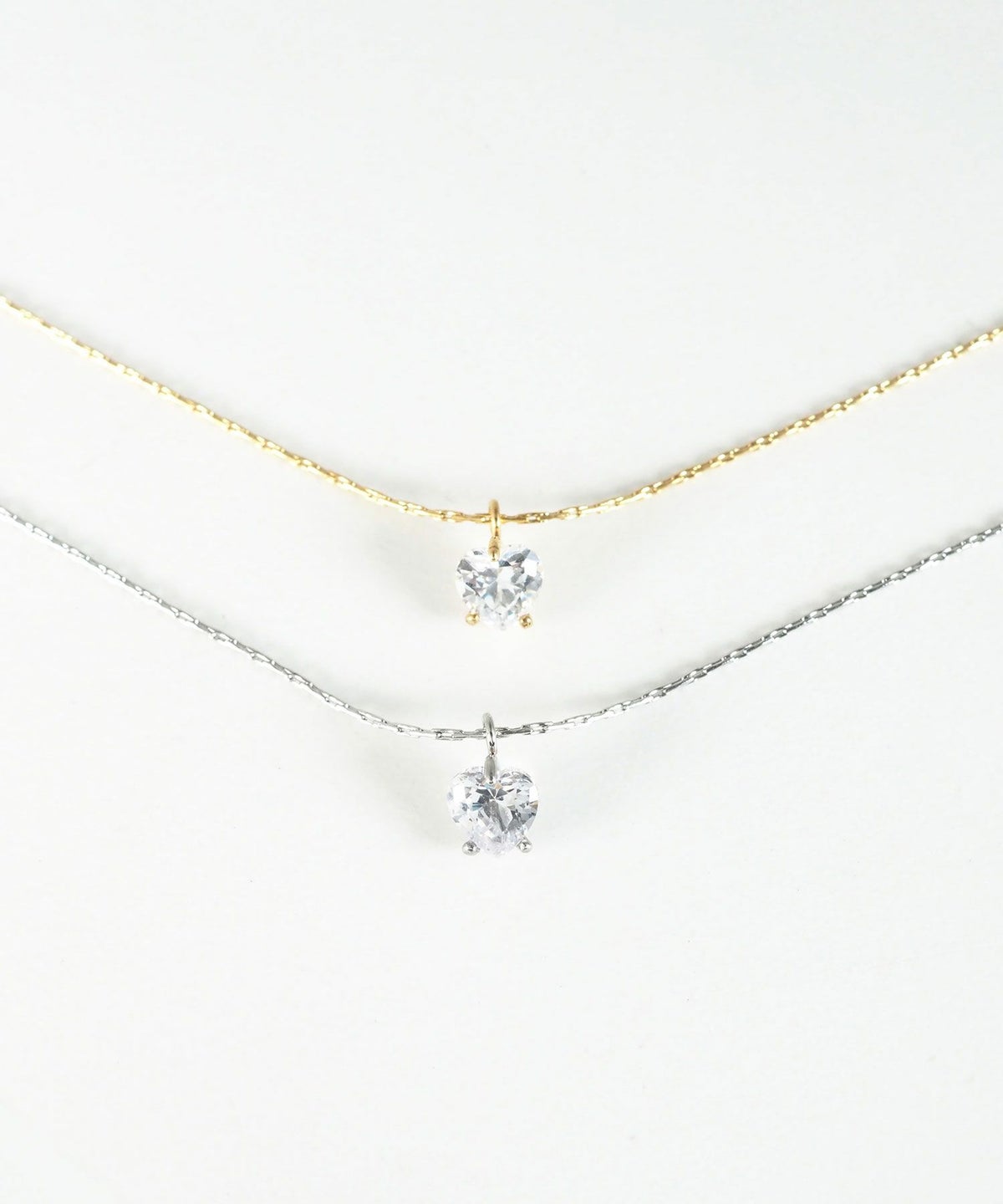 ナチュラルハートステンレスプチペンダント