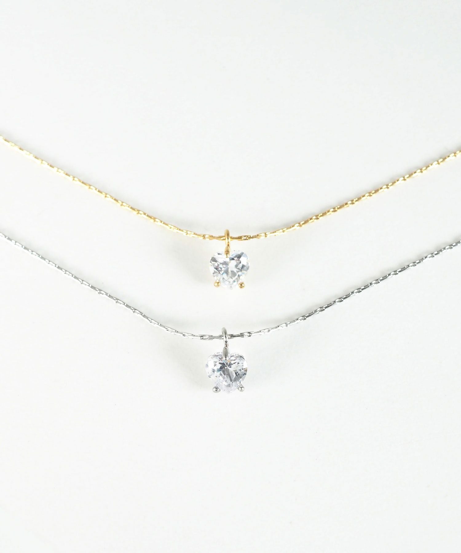 ナチュラルハートステンレスプチペンダント