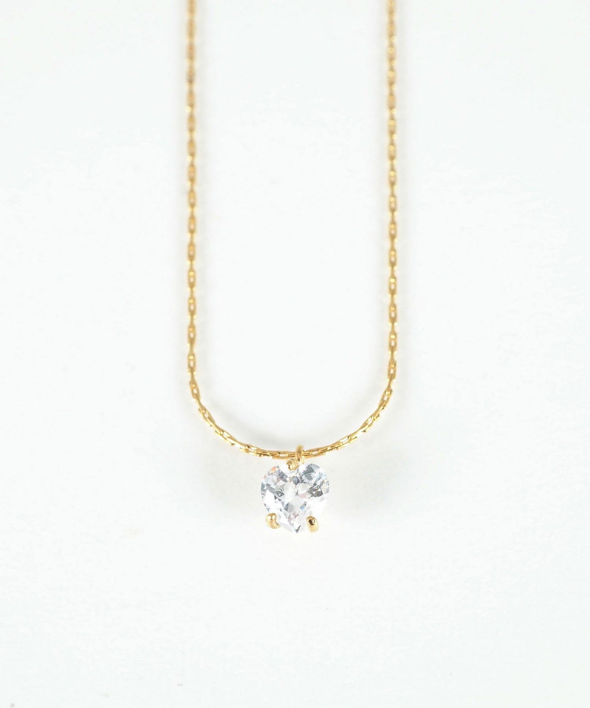 ナチュラルハートステンレスプチペンダント