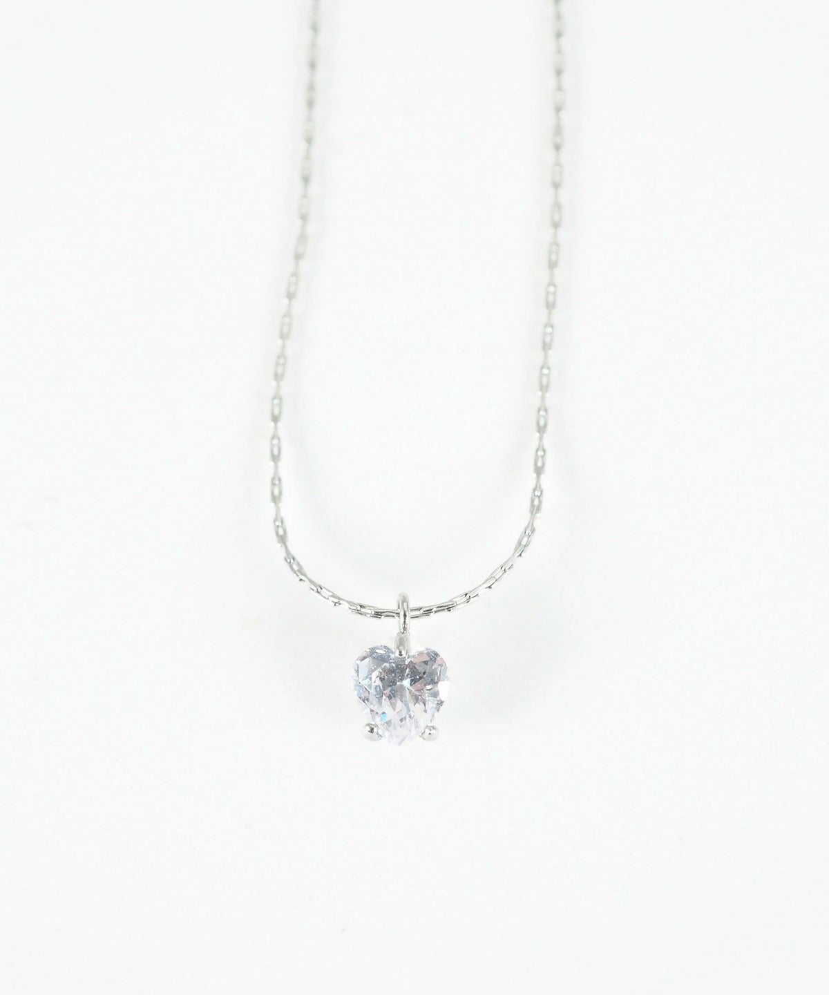 ナチュラルハートステンレスプチペンダント