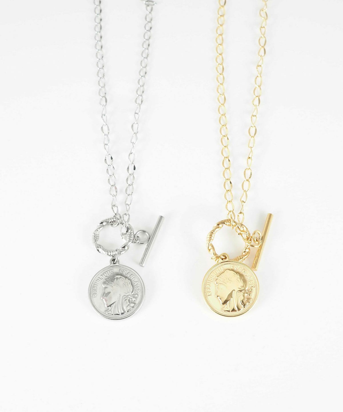 コインマンテルステンレスプチペンダント