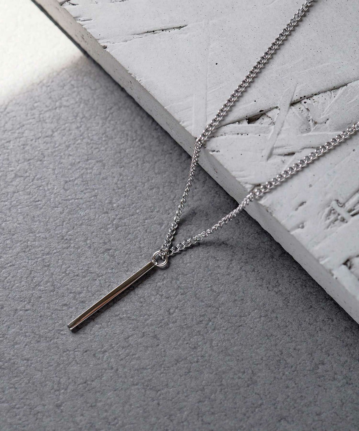 シンプルバーステンレスプチペンダント