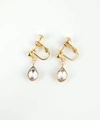 ドロップストーンステンレスイヤリング