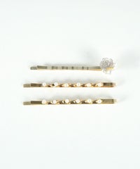 ローズパールヘアピン3Pセット