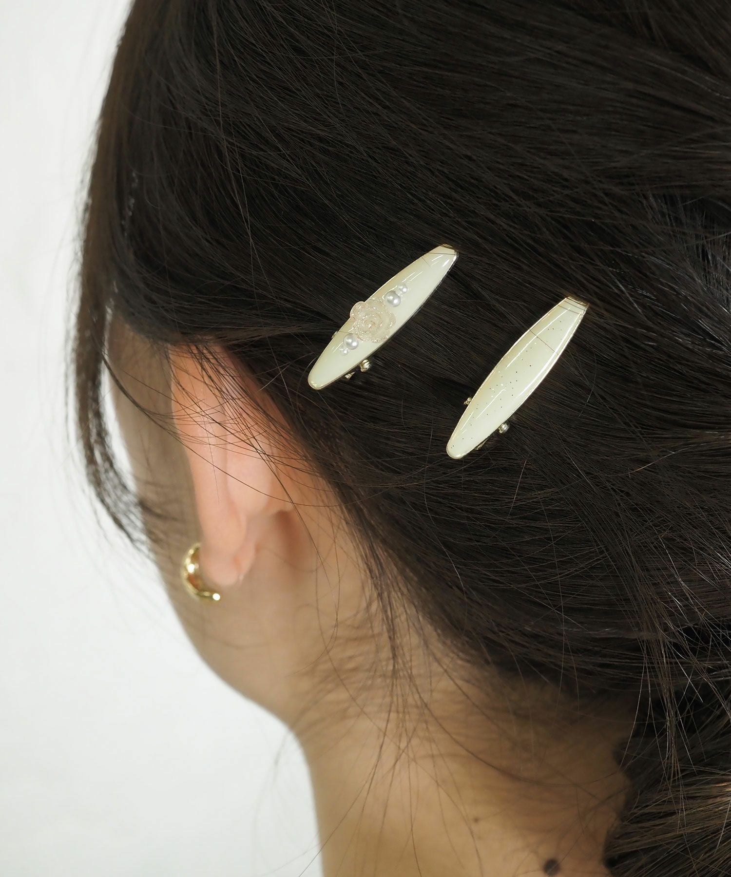 ローズパールエポミニヘアクリップ3Pセット | 【公式】MUK ONLINE SHOP