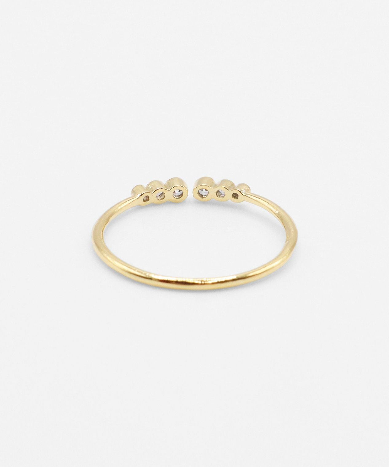 バイカラーオープンセットリング