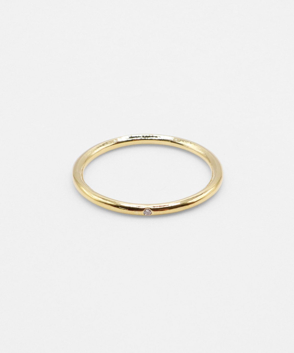 バイカラーメタルチェーンセットリング