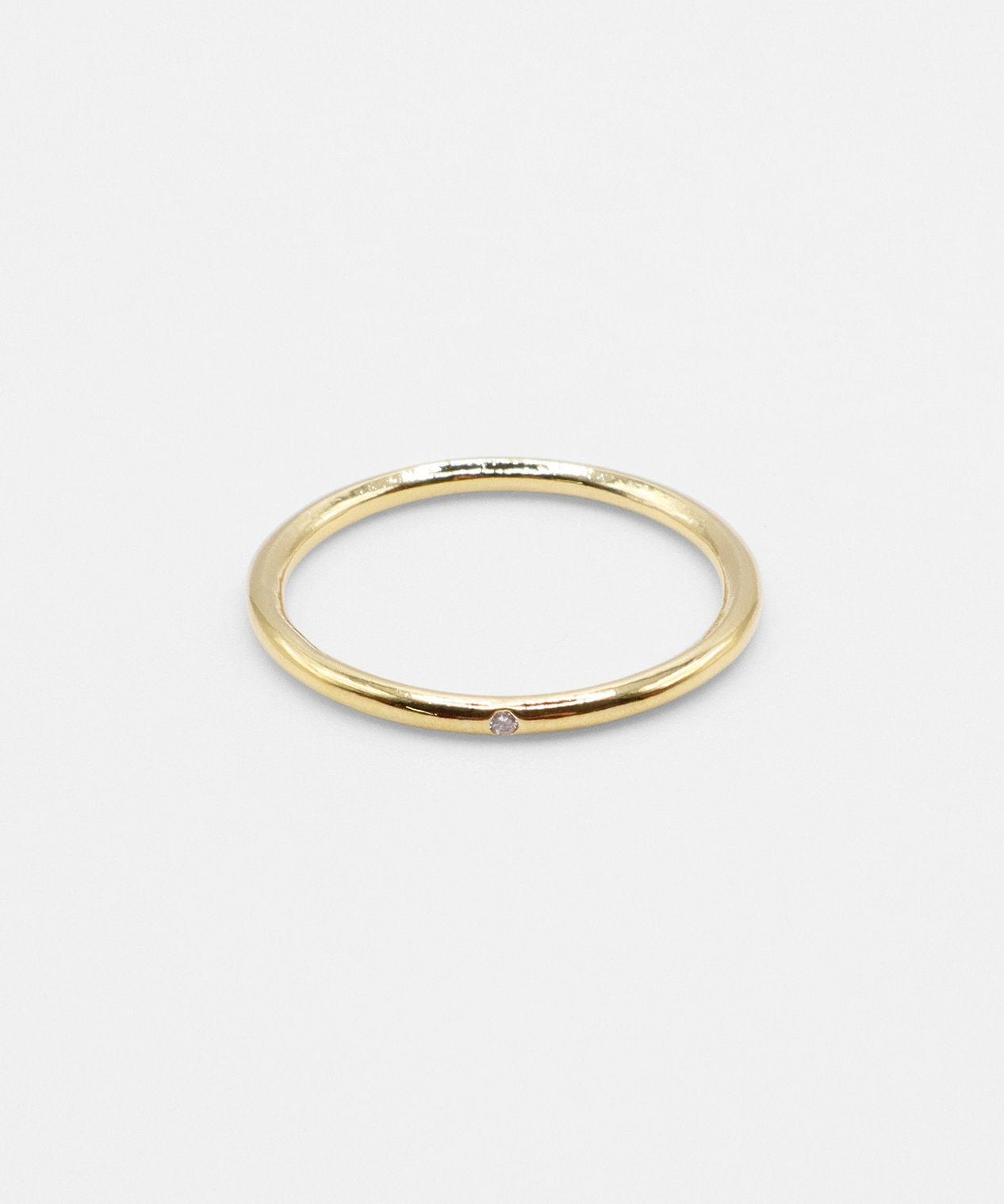 バイカラーメタルチェーンセットリング