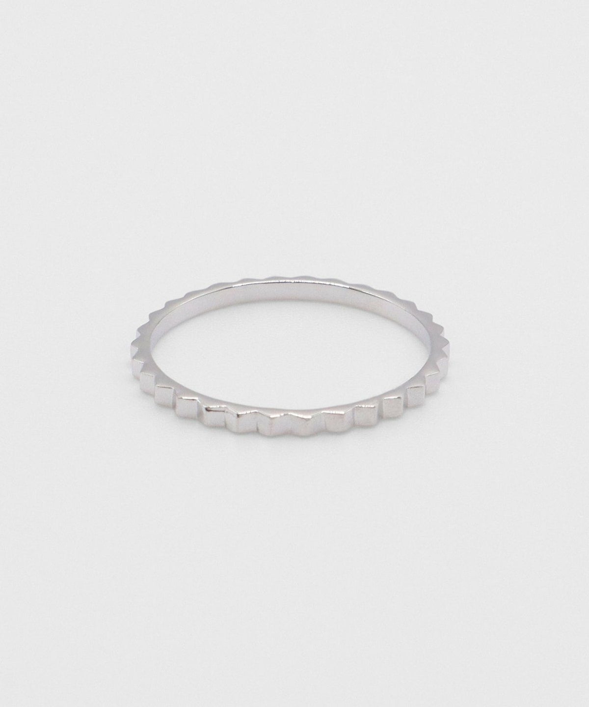 バイカラーポイントストーンセットリング