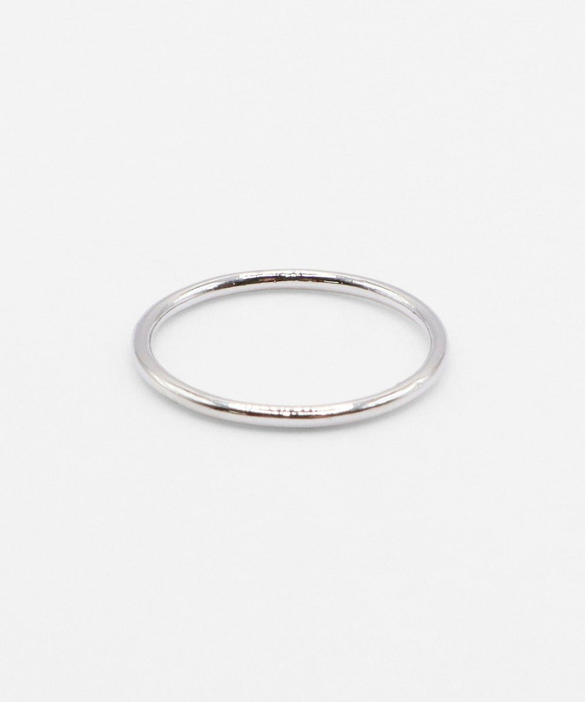 バイカラーシンプルストーンセットリング