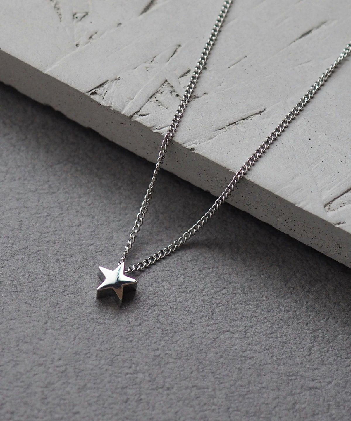 フラットスターステンレスプチペンダント