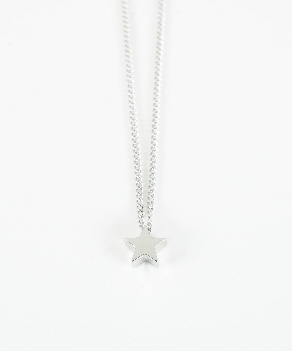 フラットスターステンレスプチペンダント