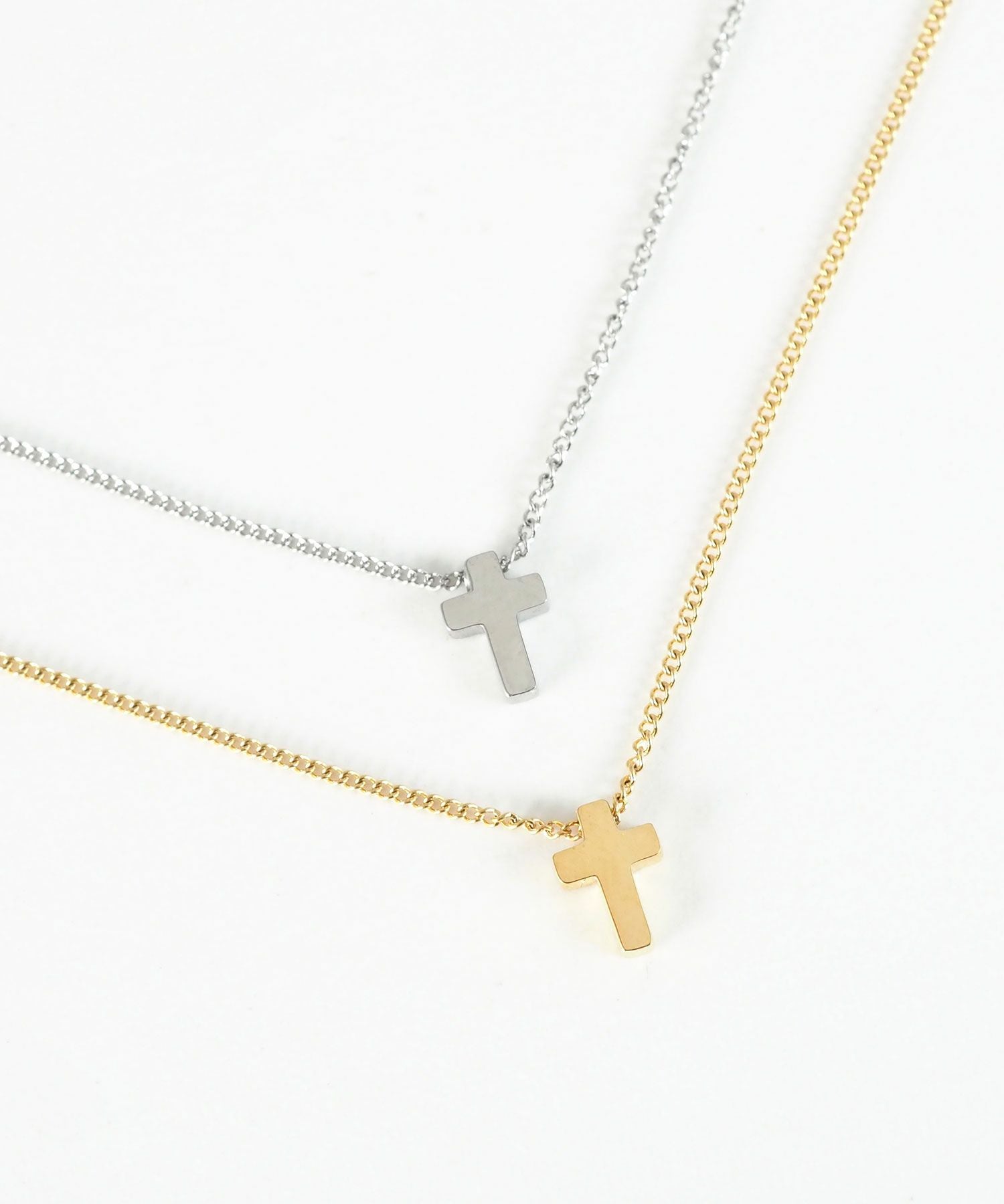フラットクロスステンレスプチペンダント
