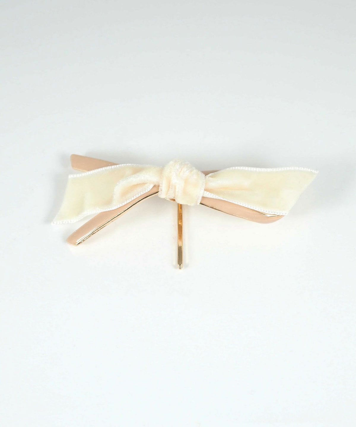ミニベロアリボンラメポニーフック