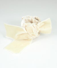 ベロアハーフリボンフック付きシュフィー