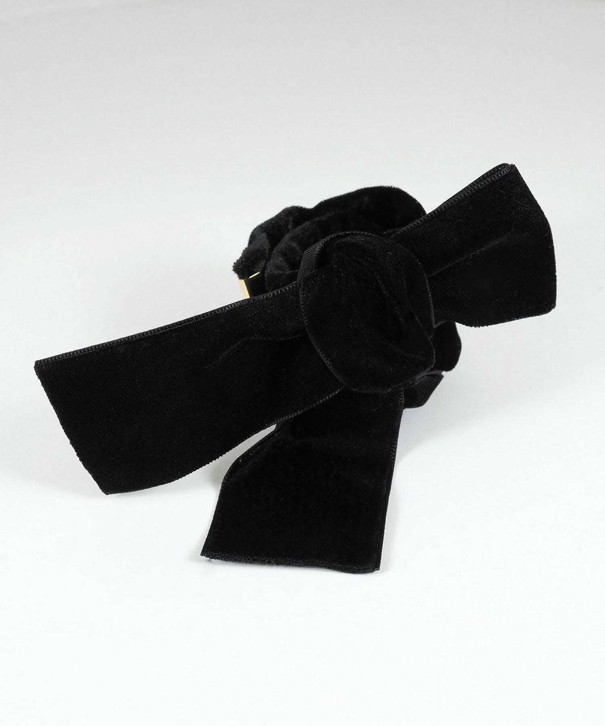 ベロアハーフリボンフック付きシュフィー