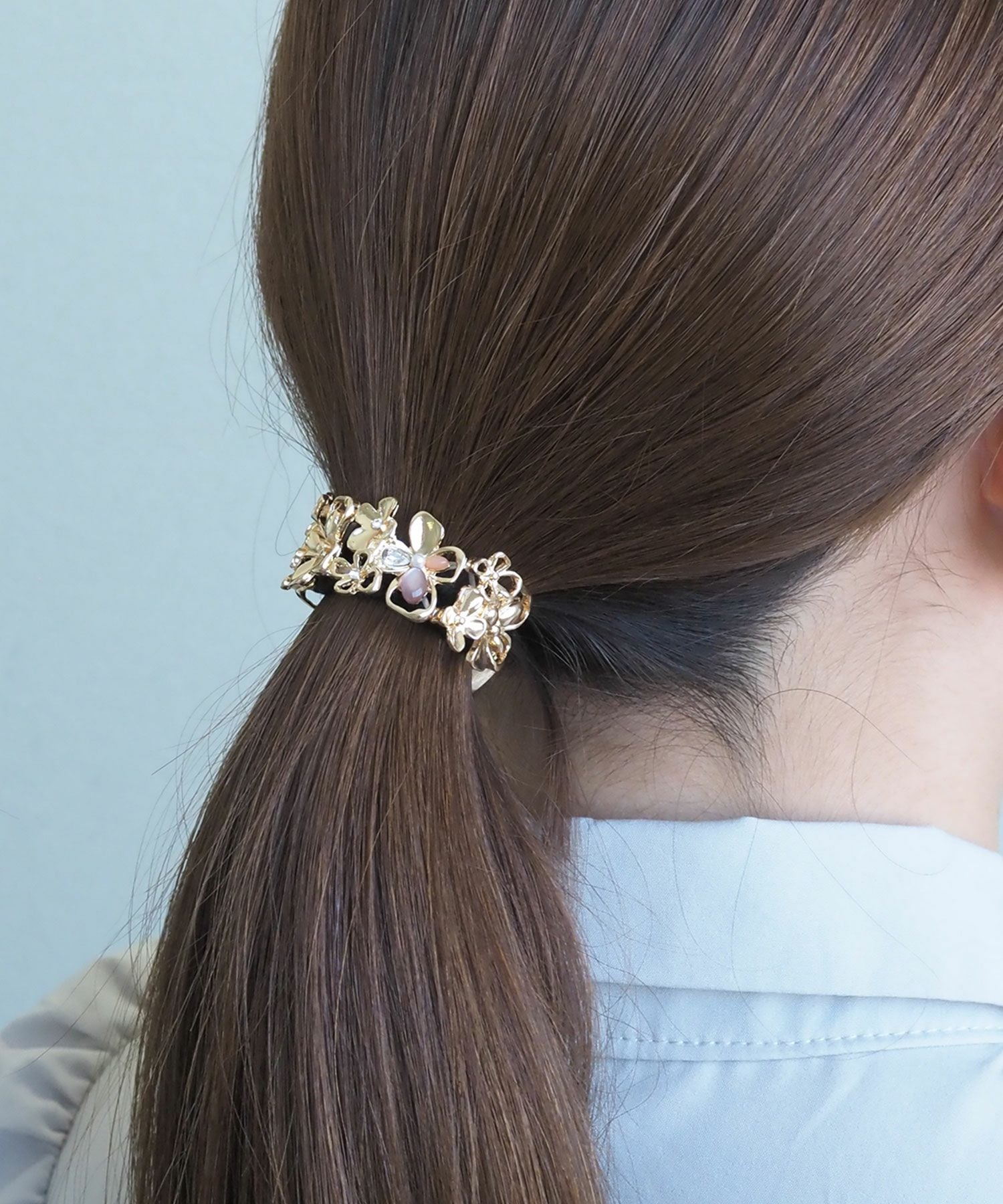 ミニロゴフラワーヘアリエル