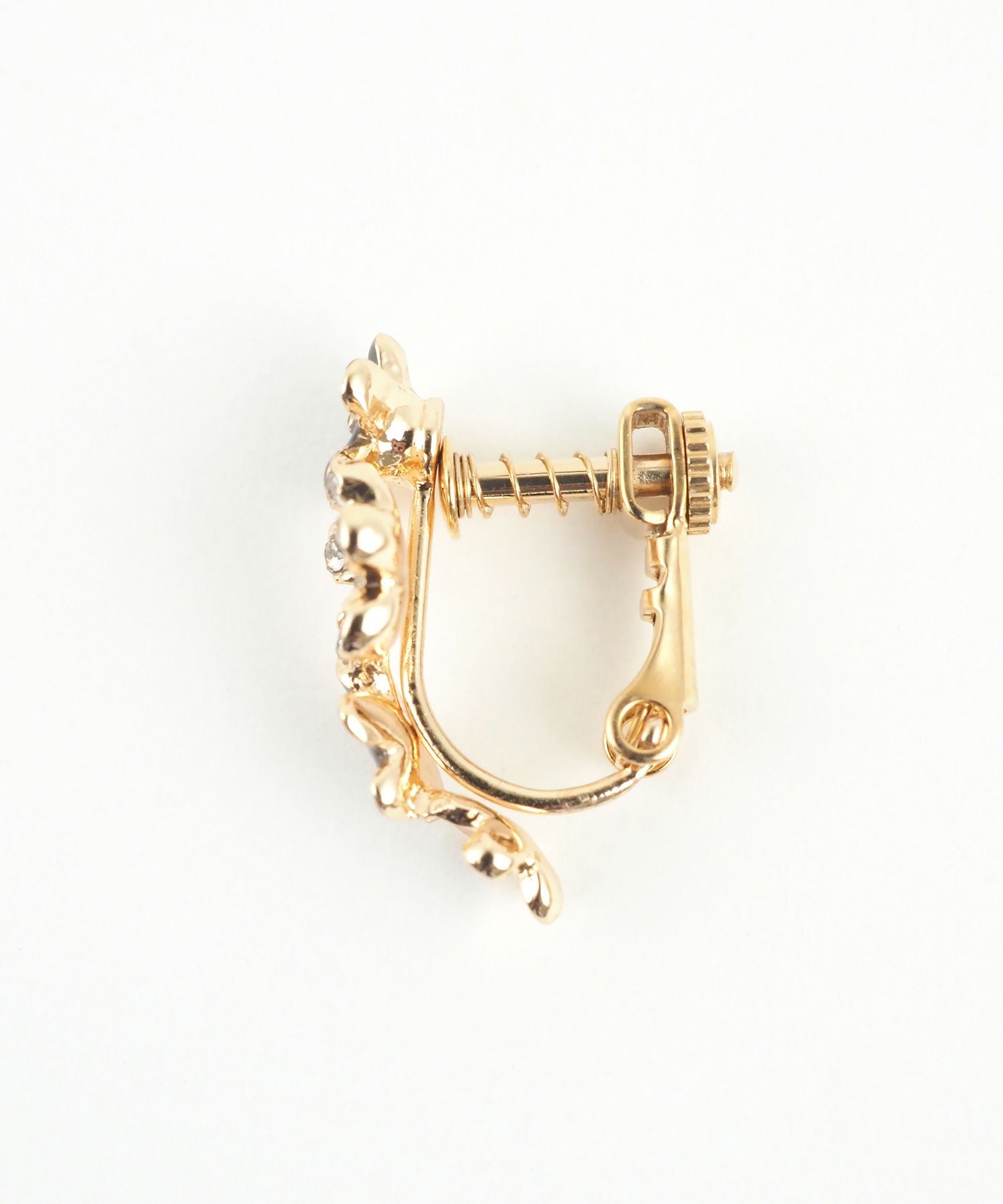 ４連フラワーIMFスプリングイヤリング