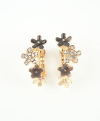 ４連フラワーIMFスプリングイヤリング