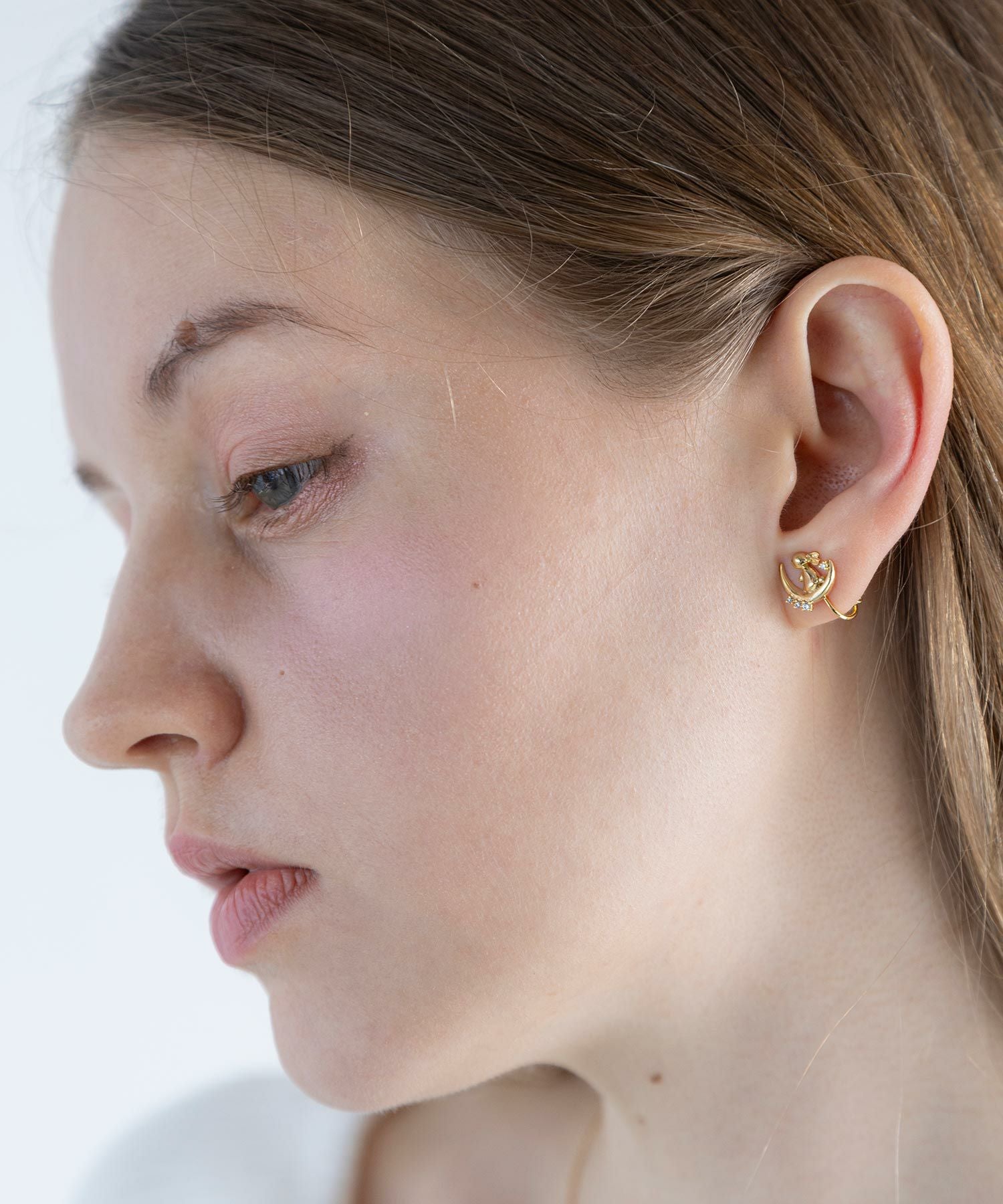 ルナラビットイヤリング【MUK shady sophy】