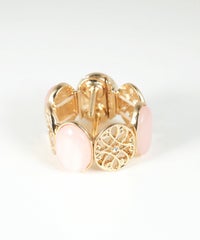 オーバルビジューレースへアリエル