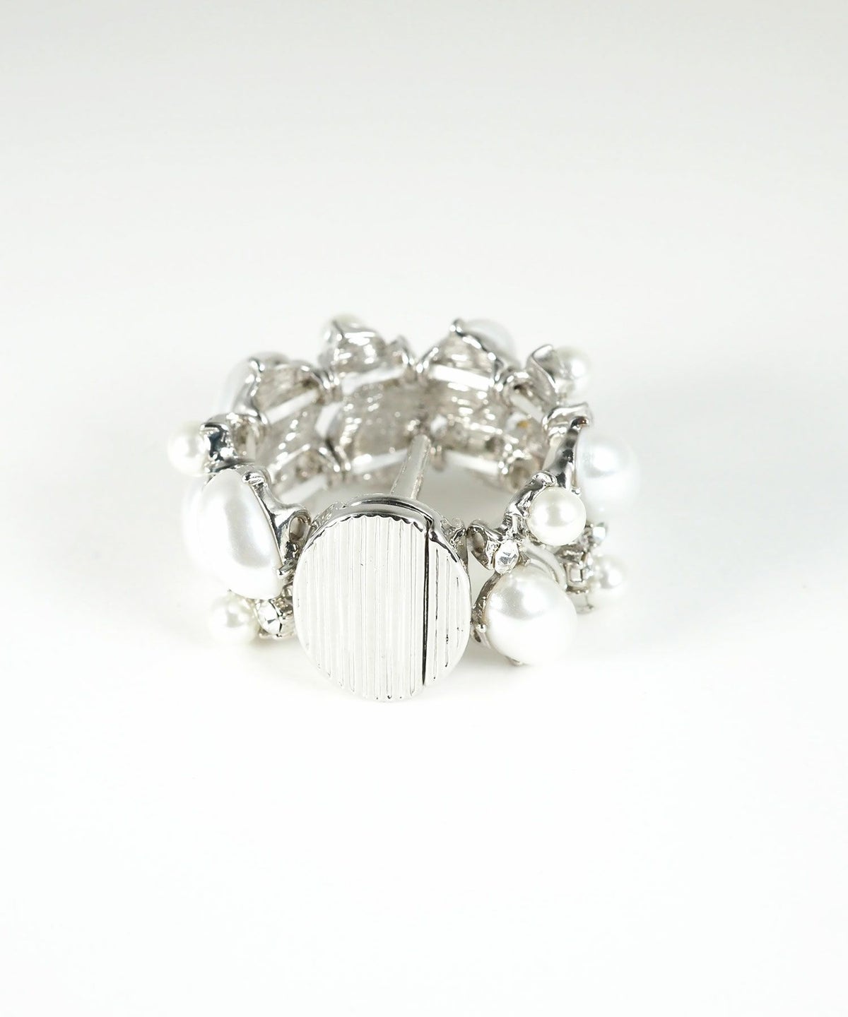 オーバルパールビジューミニへアリエル