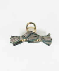 フチライングレンチェックバンスクリップ