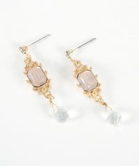 オーロラストーンピアス【Stella Aura】