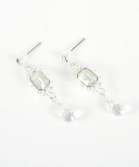 オーロラストーンピアス【Stella Aura】