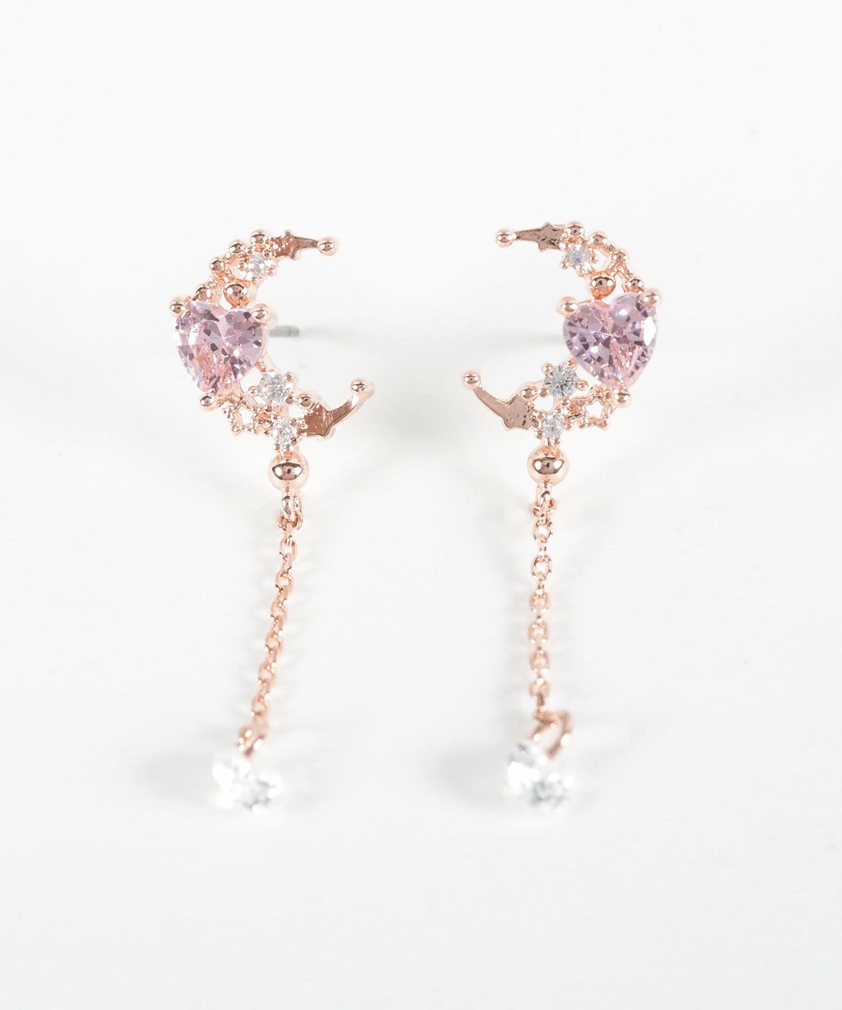 ルナハートチェーンピアス【Stella Aura】